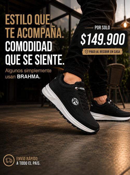 🔥 PROMO - Zapatos Brahma Caballero - Últimas Unidades Con 70% 🔥