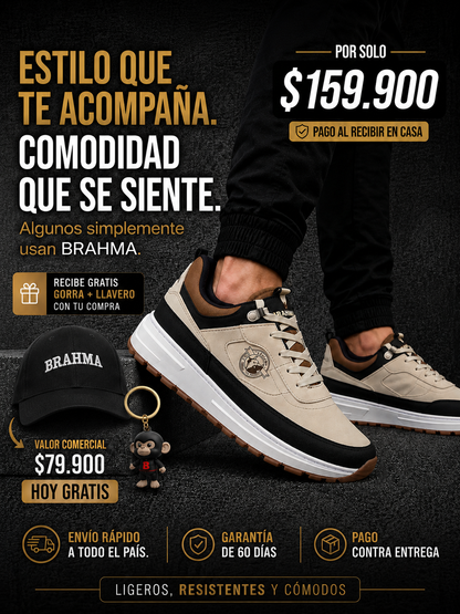 🔥 PROMO - Zapatos Brahma + Gorra Gratis 🎁